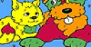 Jeu Puppy and kitty coloring