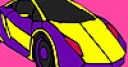 Jeu Purple flat car coloring