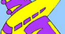 Jeu Purple wing aircraft coloring