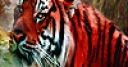 Jeu Red wild tigers puzzle