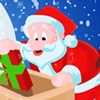 Jeu Funny Santa Gift Serves en plein ecran