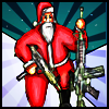 Jeu Santa Kills Zombies en plein ecran