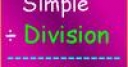 Jeu Simple Division math game