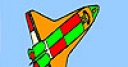 Jeu Space colorful rocket coloring
