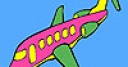Jeu Spider airplane coloring