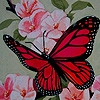 Jeu Spring garden butterfly puzzle en plein ecran