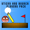 Jeu Sticky And Bouncy Players Pack en plein ecran