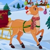 Jeu Stylish Santa Reindeer Dress Up en plein ecran