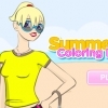 Jeu Summer Style Coloring Dressup en plein ecran