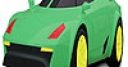 Jeu Superb green car coloring