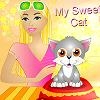 Jeu Sweet Cat Dress Up en plein ecran
