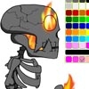 Jeu TAOFEWA – Fire Skeleton Animation Coloring Game en plein ecran