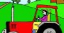 Jeu Tractor and Farmer Coloring