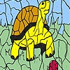 Jeu Turtle and ball coloring en plein ecran