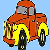 Jeu Village truck coloring en plein ecran