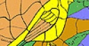 Jeu Yellow sparrow coloring